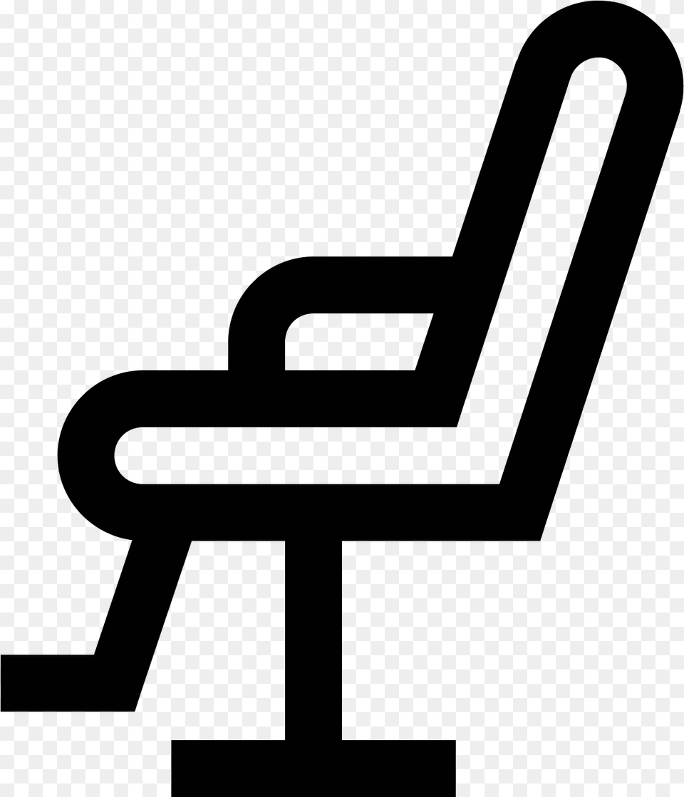 Barber Chair Icon Barber Chair, Gray Free Transparent Png