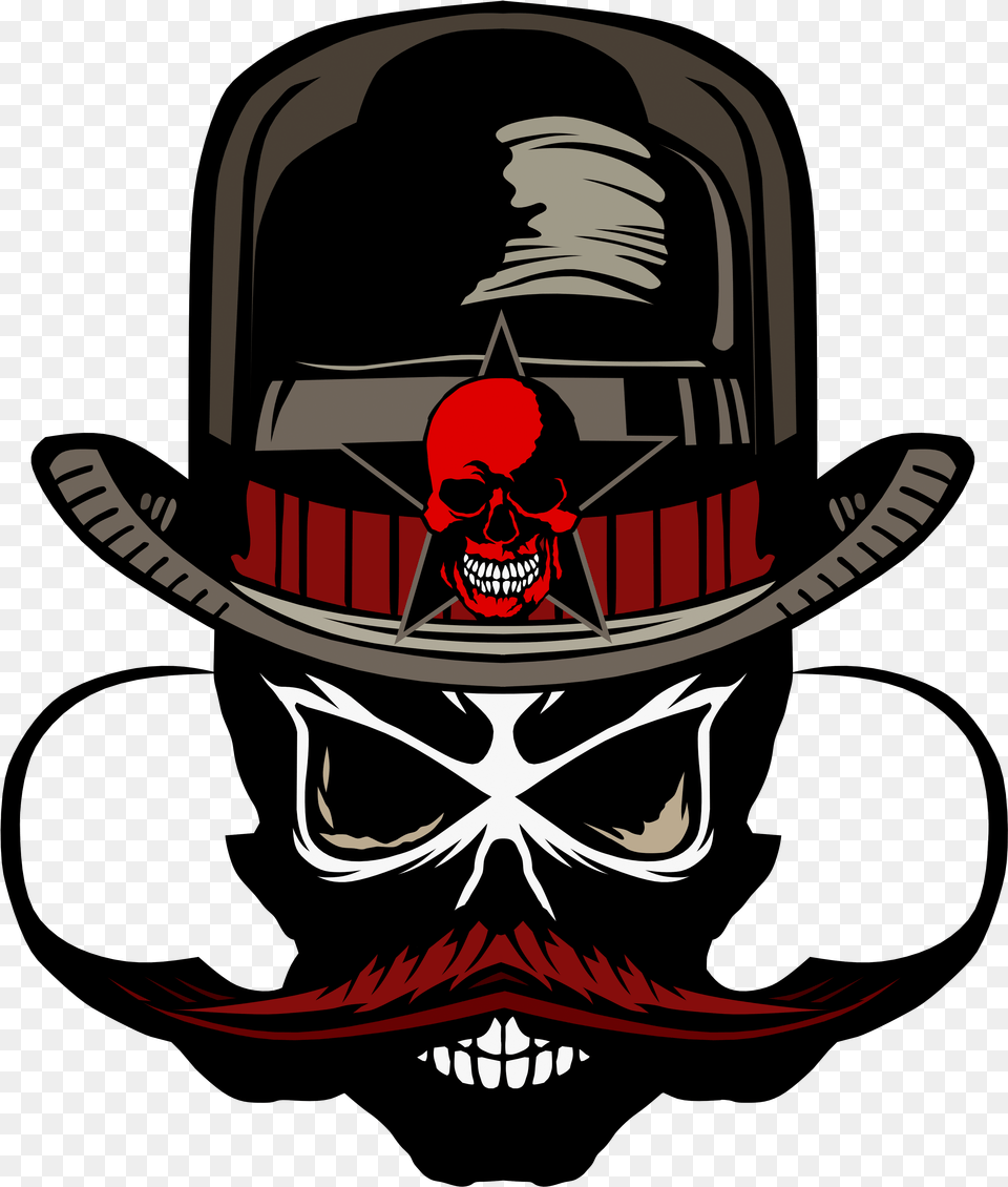 Barber Logo Skull, Clothing, Hat, Baby, Person Free Transparent Png