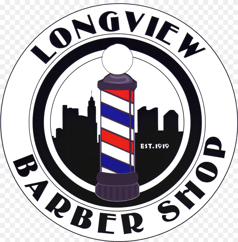 Barber Pole Barber, Logo, Emblem, Symbol Png Image