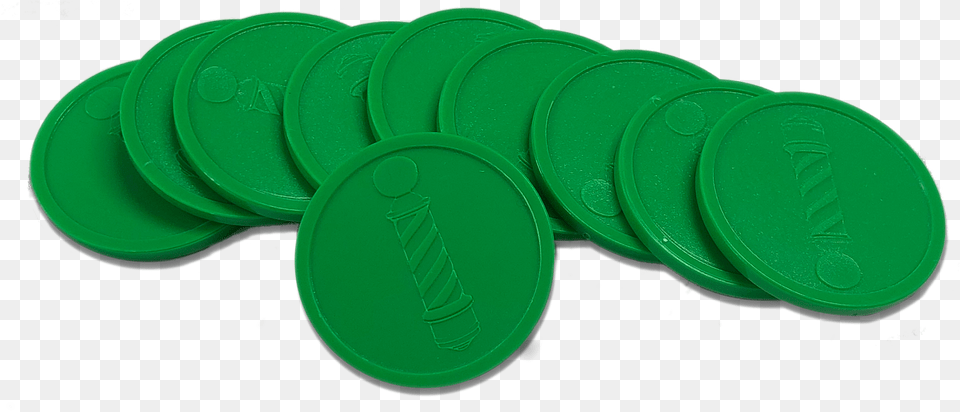 Barber Pole Green Token Reptile, Plate Free Png