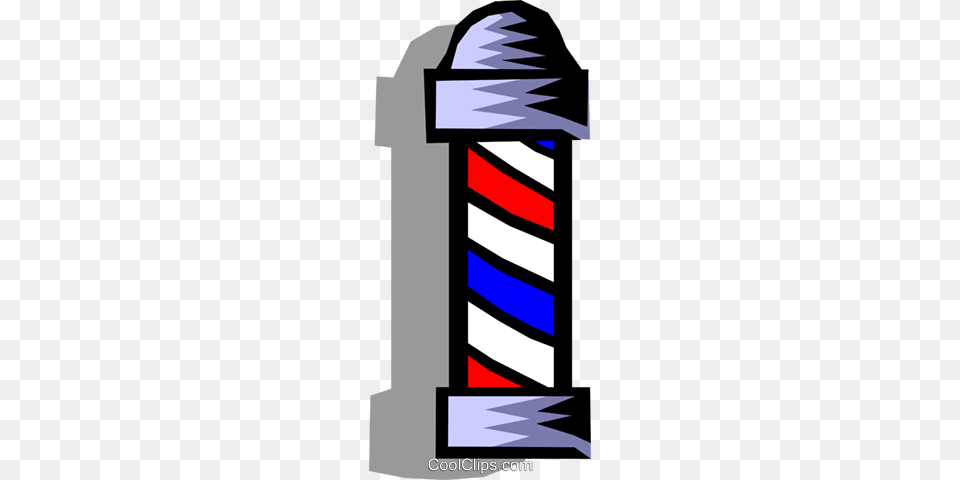 Barber Pole Royalty Vector Clip Art Illustration, Accessories, Formal Wear, Tie, Necktie Free Png Download