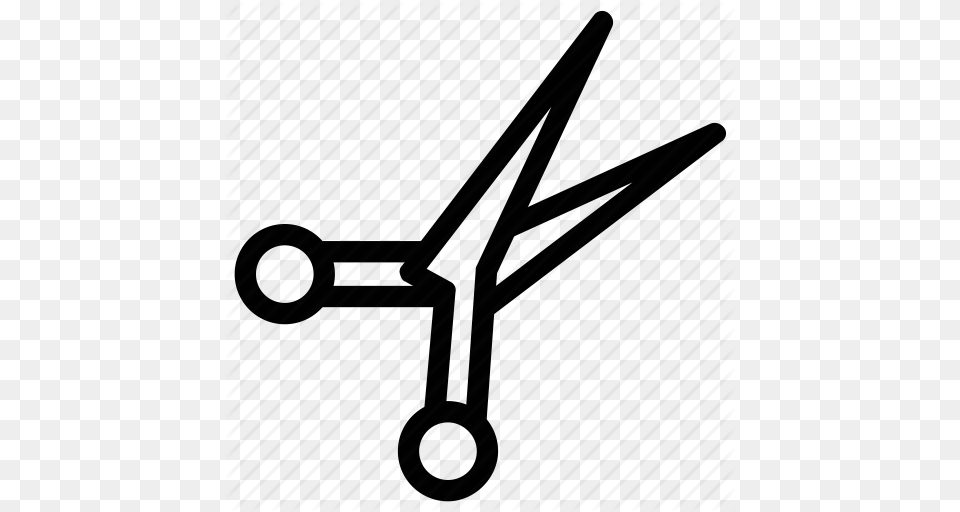 Barber Scissor Cutting Hair Cut Scissors Trimming Icon, Device Free Transparent Png