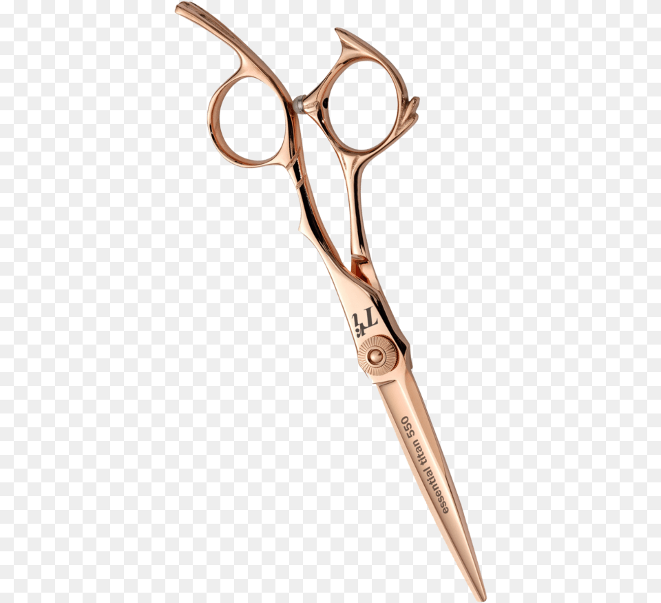 Barber Scissors Rose Gold Scissors Transparent, Blade, Shears, Weapon, Dagger Free Png Download