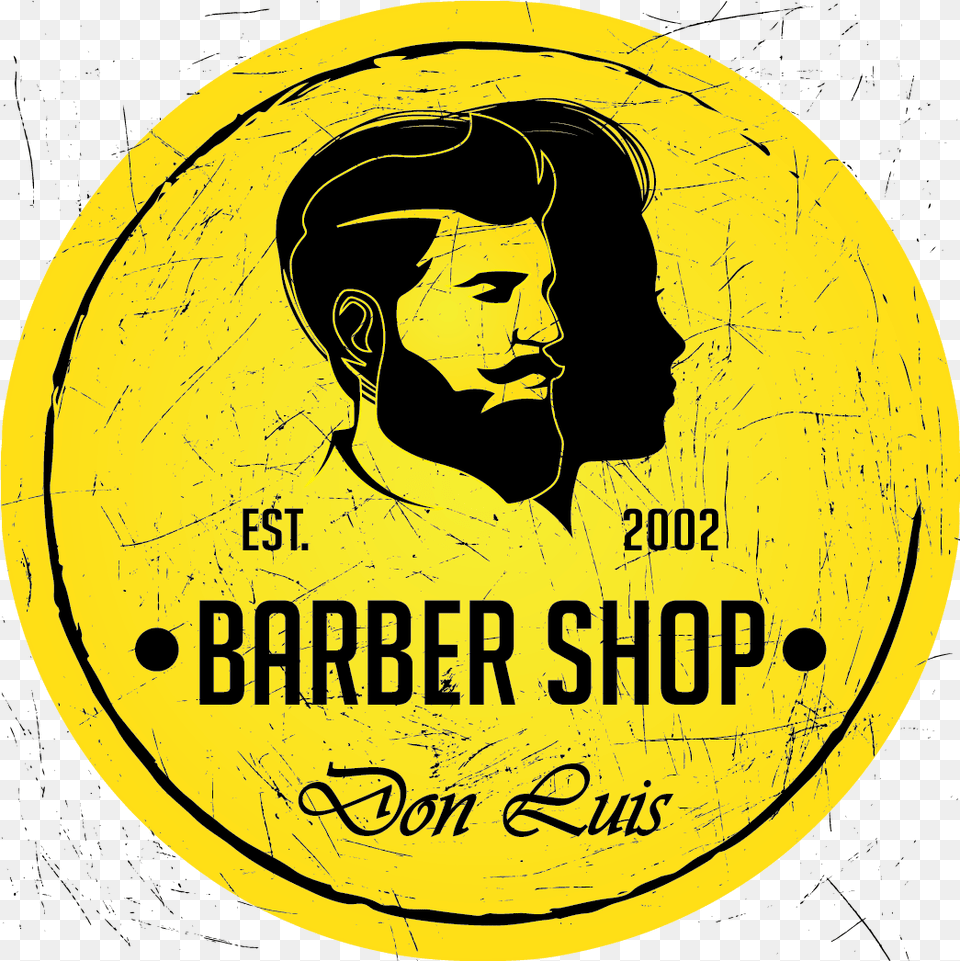 Barber Shop Don Luis In Livermore Ca Vagaro Circle, Logo, Sticker, Person, Face Png Image