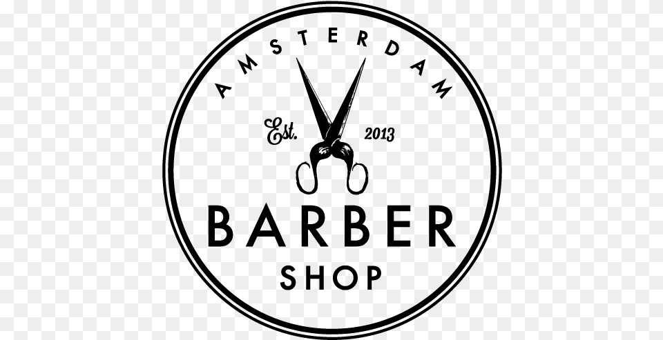 Barber Shop Logo, Gray Free Transparent Png