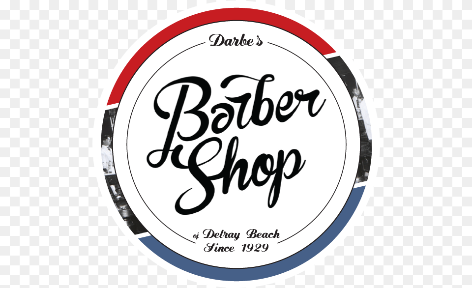 Barber Shop Logo Circle, Text, Person, Disk Free Png