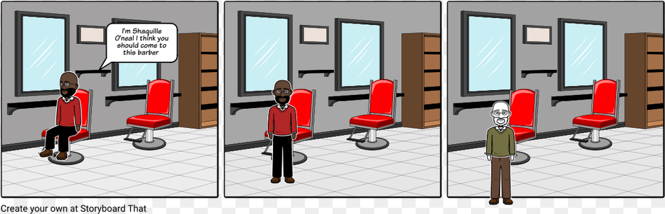 Barber Shop Office Chair, Indoors, Furniture, Person, Barbershop Free Png Download