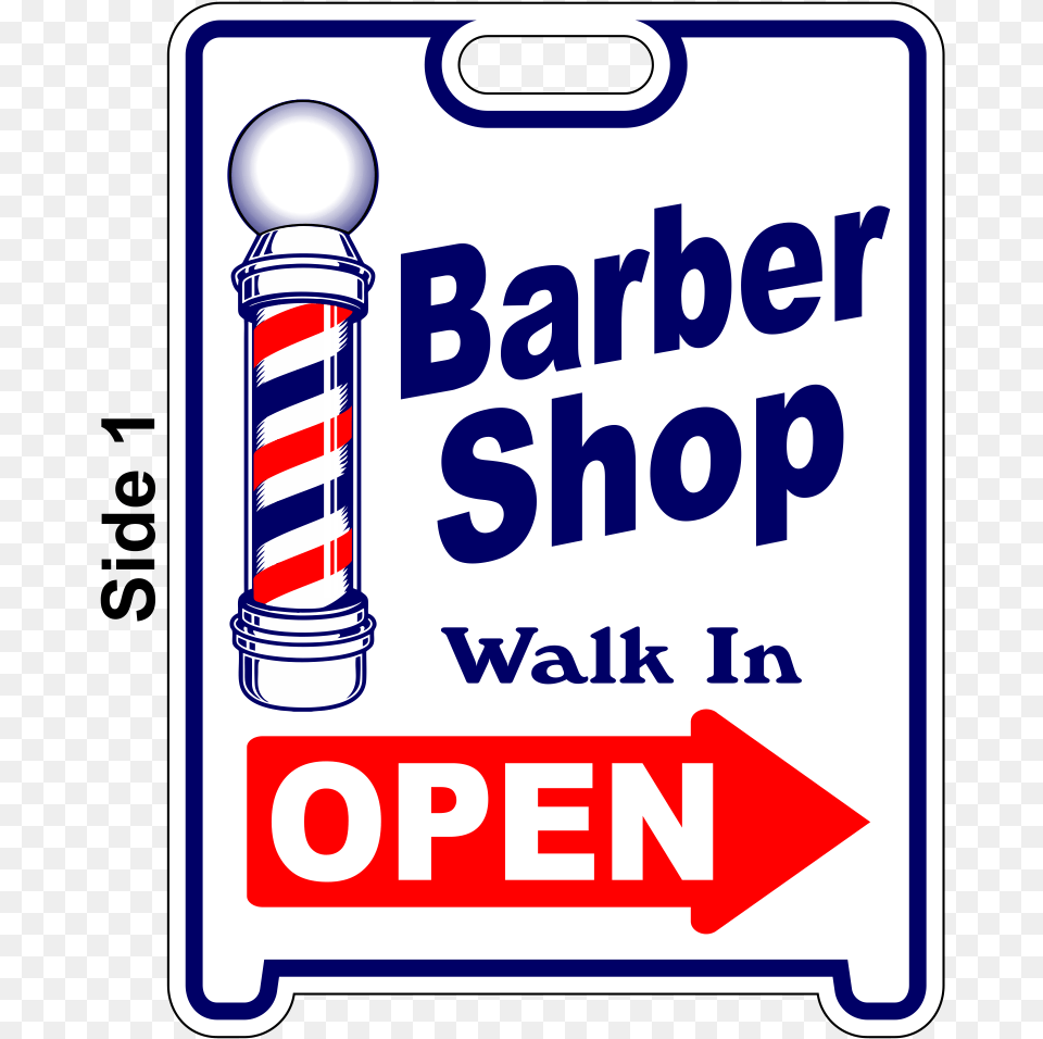 Barber Shop Open Sign Sandwich Boardfree Standingweather, Bus Stop, Outdoors, Gas Pump, Machine Free Png Download