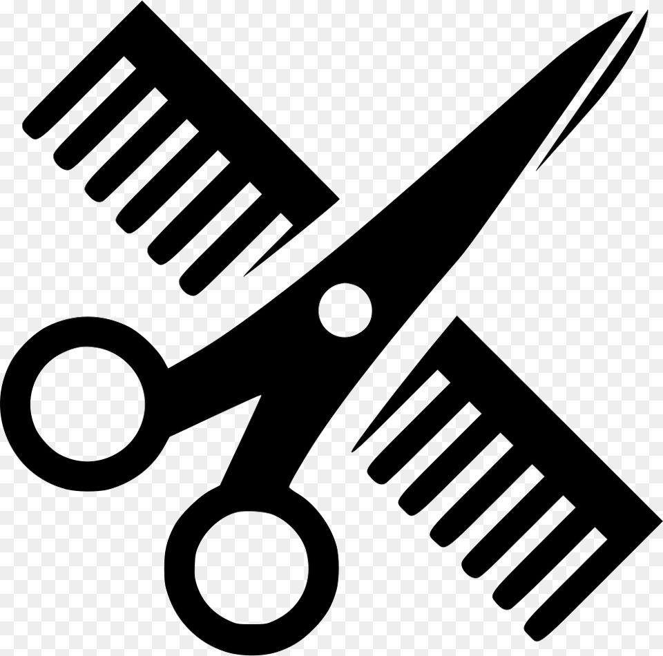 Barbershop Barber, Scissors, Blade, Dagger, Knife Png Image