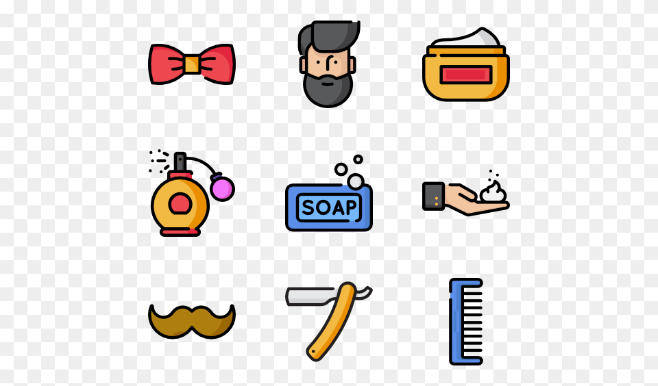 Barbershop Icons, Accessories, Formal Wear, Tie, Text Free Transparent Png