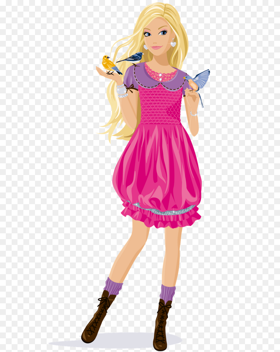 Barbie, Figurine, Person, Girl, Child Png Image