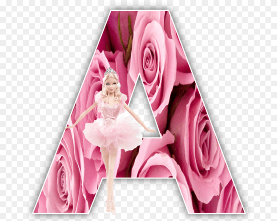 Barbie Alphabet Numbers Letras Y Numeros Con Barbie, Rose, Plant, Flower, Adult Free Png