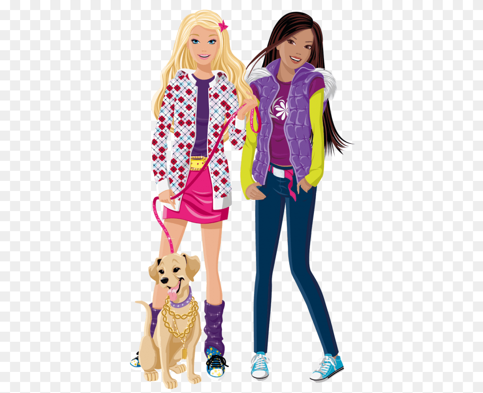 Barbie And Friend, Teen, Person, Girl, Female Png