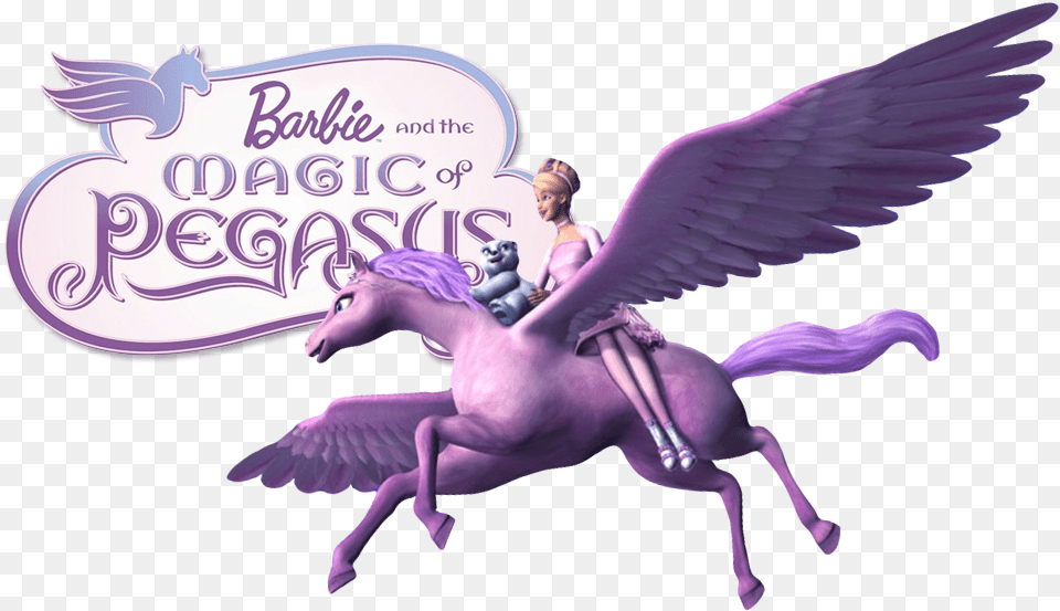 Barbie And The Magic Of Pegasus 3 D, Purple, Adult, Female, Person Png Image