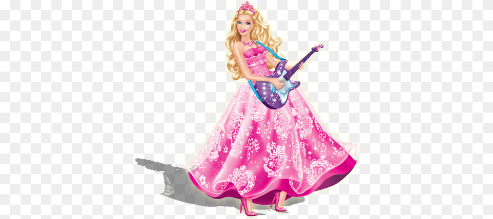 Barbie Barbie Princess And The Popstar, Toy, Figurine, Doll, Child Free Png