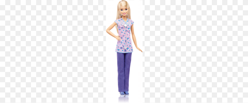 Barbie Career Core Doll Nurse Barbie Careers Nurse Doll, Toy, Child, Female, Girl Free Transparent Png