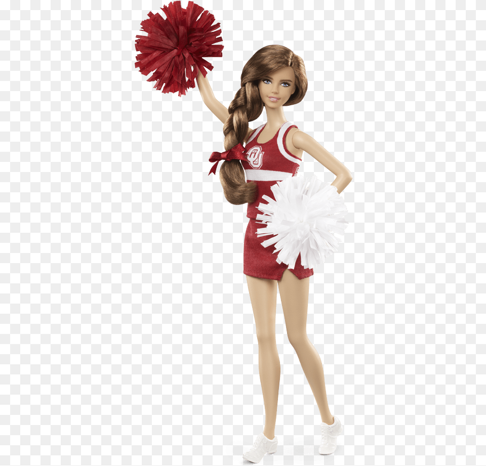 Barbie Cheerleader Barbie University Of Oklahoma, Child, Person, Girl, Female Png Image