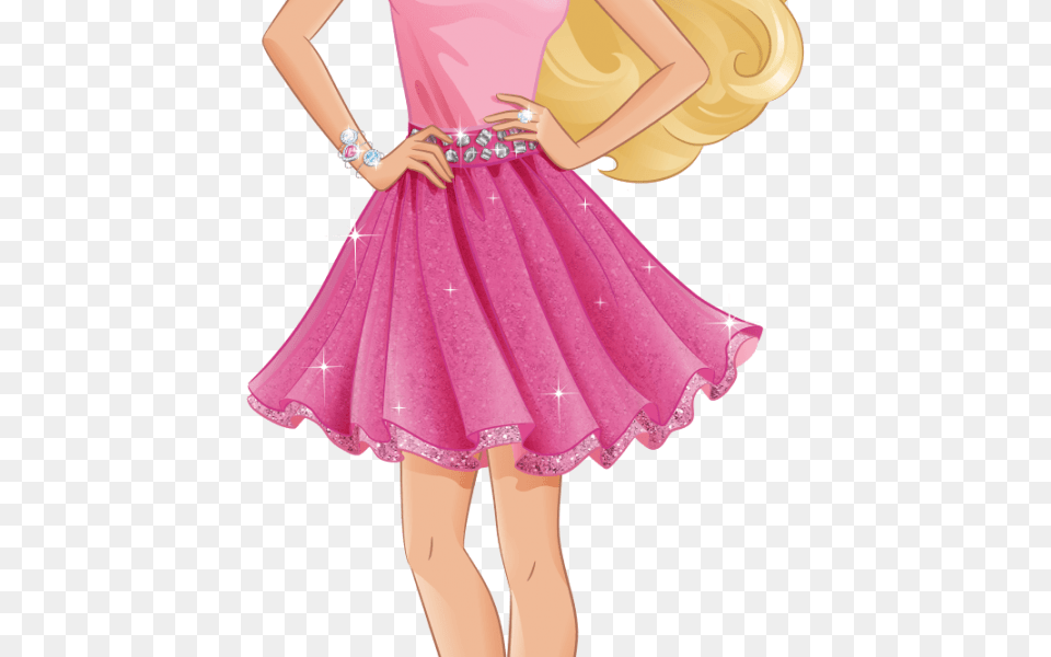 Barbie Cliparts Barbie, Clothing, Dress, Skirt, Child Png