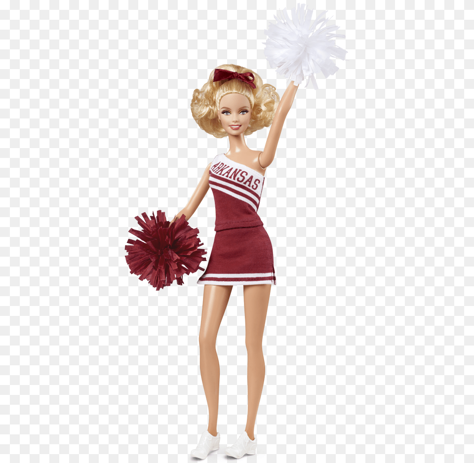 Barbie Doll Cheerleader, Toy, Person, Girl, Child Free Transparent Png