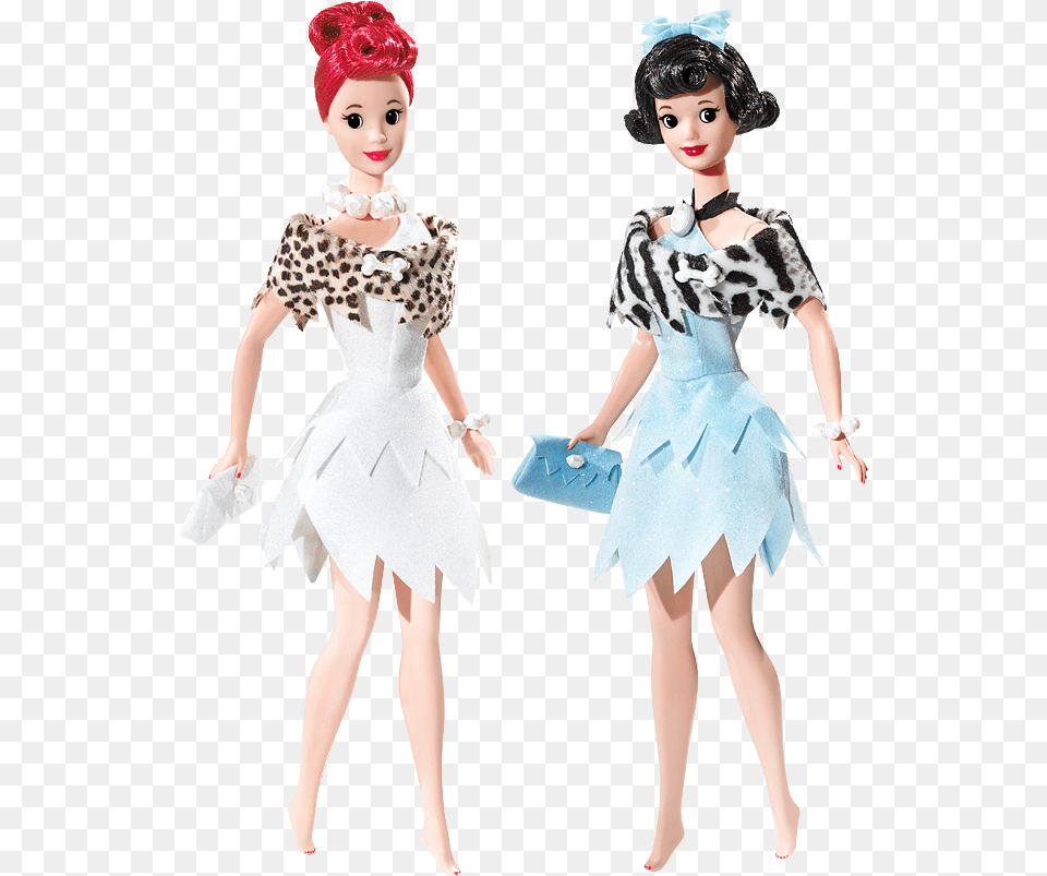 Barbie Doll Giftset Fred Flintstones Wilma Betty, Toy, Figurine, Female, Child Free Transparent Png