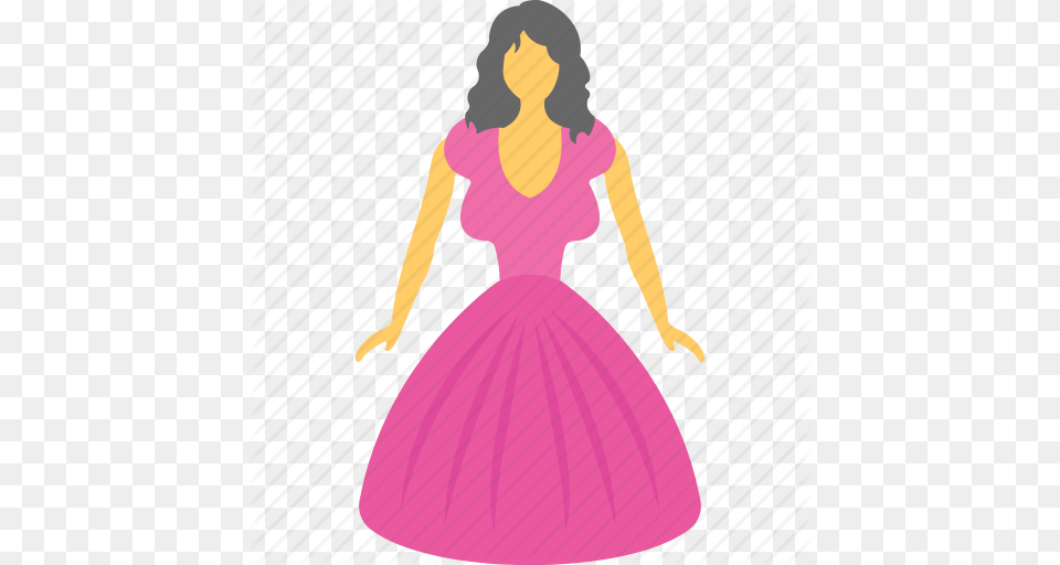 Barbie Doll Kids Toy Old Fashioned Toy Icon, Clothing, Dress, Formal Wear, Adult Png Image