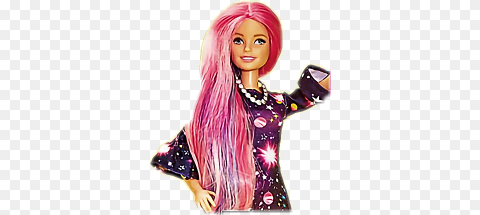 Barbie Doll Puppet Longhair Pinkhair Toy, Adult, Female, Person, Woman Png Image