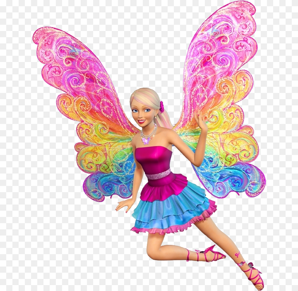 Barbie Doll Wings Barbie Fairy Secret, Figurine, Toy, Person, Adult Png Image