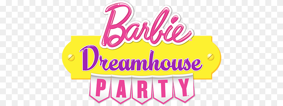 Barbie Dreamhouse Party Logo Barbie Dream House Birthday Invitation, Dynamite, Weapon, Text Free Transparent Png