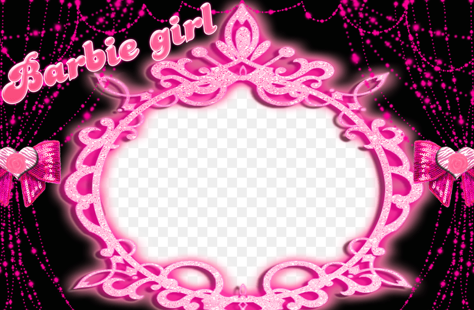 Barbie Girl By Writerfairy Barbie Frames Pink, Accessories, Purple Png