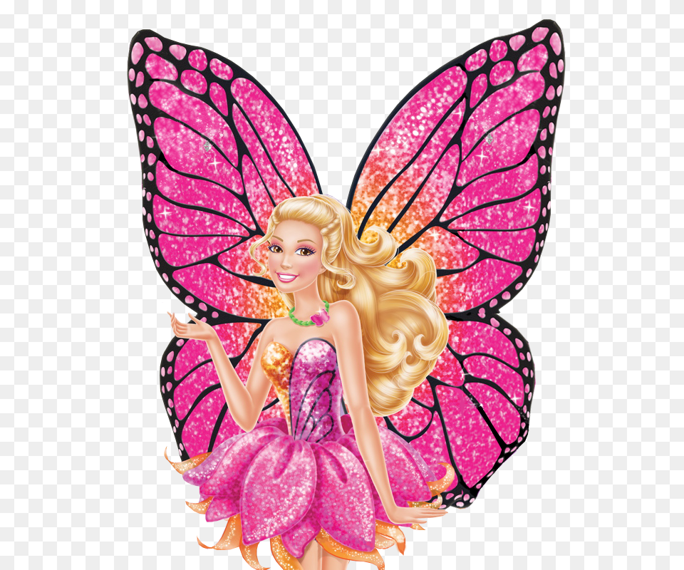 Barbie Hd 2 Image Barbie Mariposa, Figurine, Doll, Toy, Person Free Png