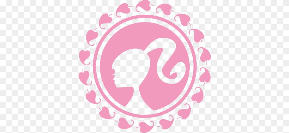 Barbie Head Logo Pattern Png Image