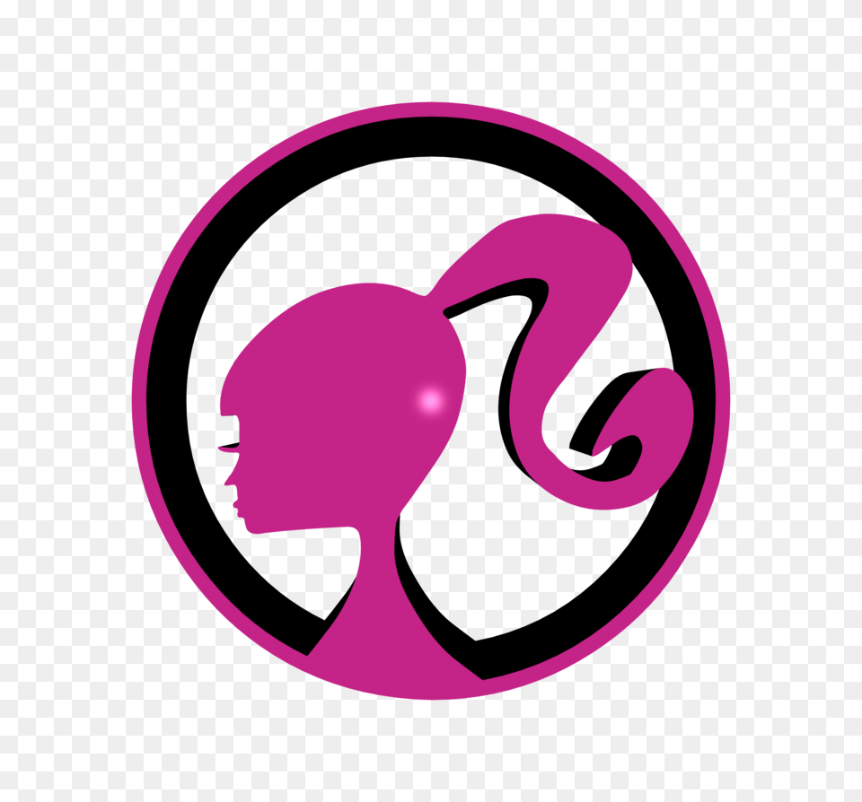 Barbie Head Logo Image Information, Purple Png