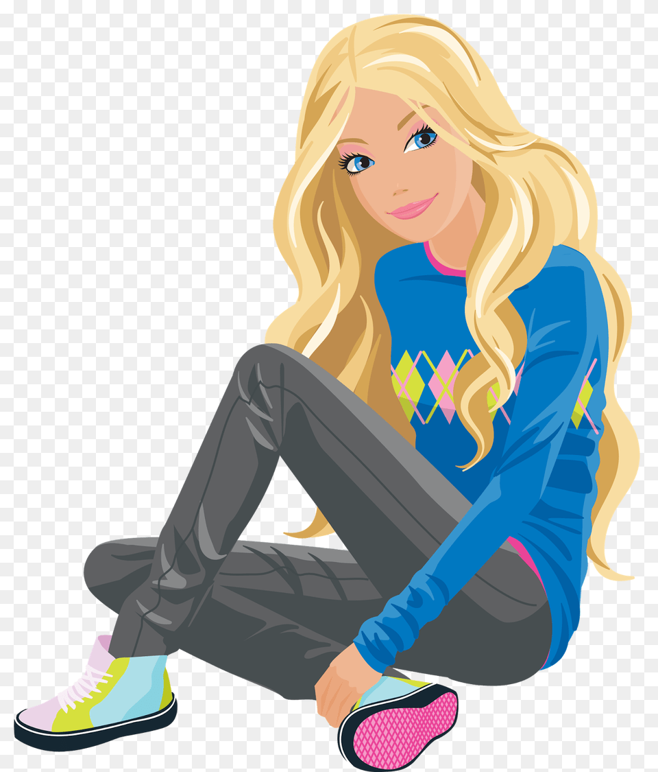 Barbie Images, Adult, Sleeve, Sitting, Shoe Free Png Download