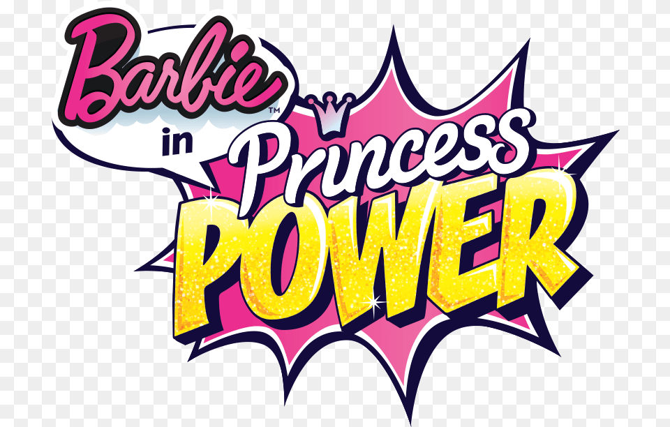 Barbie In Princess Power Blu Ray Combo Pack And Dvd Barbie In Princess Power, Purple, Logo, Dynamite, Weapon Free Transparent Png