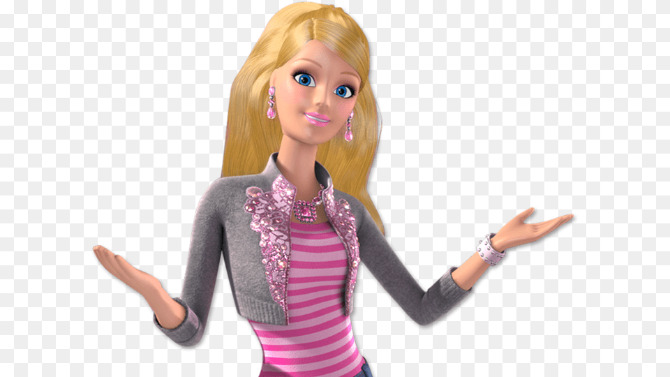 Barbie Life In The Dreamhouse Outfits, Doll, Figurine, Toy, Face Png