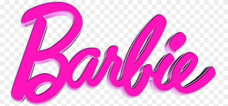 Barbie Logo Pink Sticker By Stickymcsticker1 Barbie Logo Gif, Purple, Smoke Pipe, Text Png Image