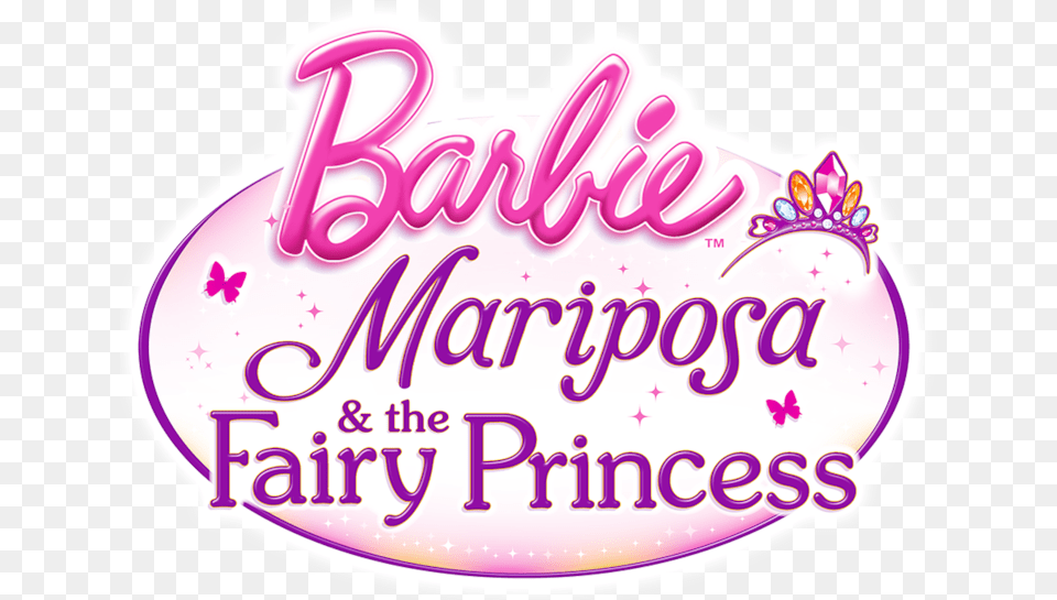 Barbie Mariposa Amp The Fairy Princess Barbie, Birthday Cake, Cake, Cream, Dessert Free Png Download