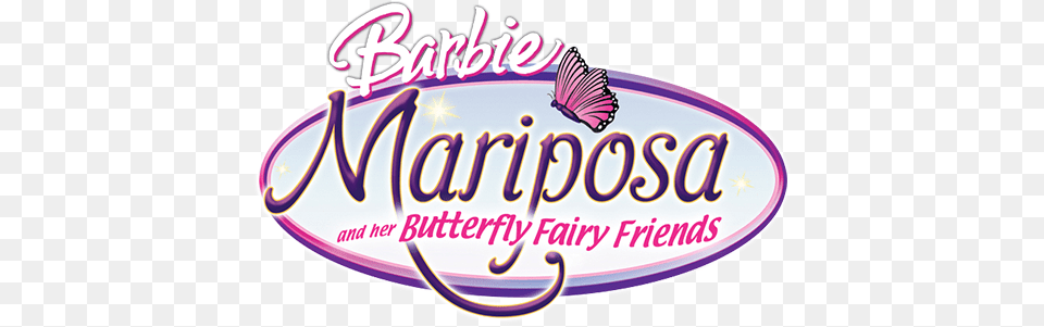 Barbie Mariposa And Her Butterfly Fairy Friends Image Barbie Mariposa And Her Butterfly Friends 2008, Birthday Cake, Cake, Cream, Dessert Free Png