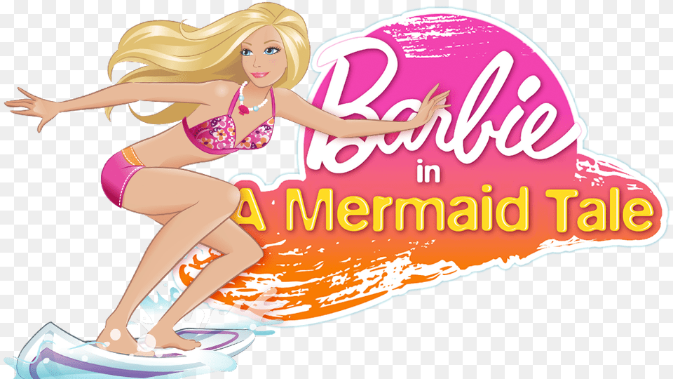 Barbie Mermaid Clipart, Advertisement, Adult, Person, Woman Free Png