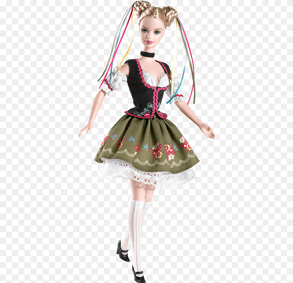 Barbie Oktoberfest And Doll Image All Barbie Dolls Of The World, Toy, Child, Female, Person Free Png Download