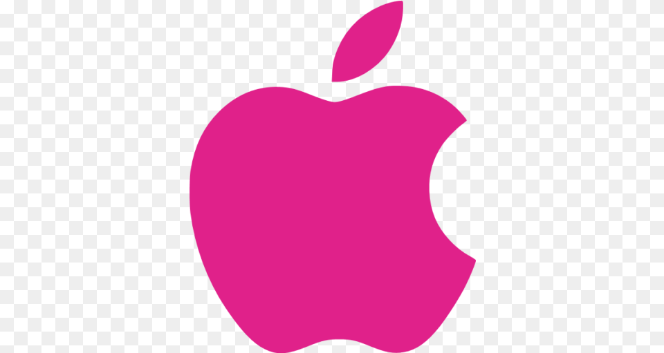 Barbie Pink Apple Icon Pink Apple Logo, Food, Fruit, Plant, Produce Png