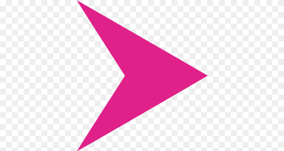 Barbie Pink Arrow 33 Icon Pink Arrow Icon, Triangle Free Png Download