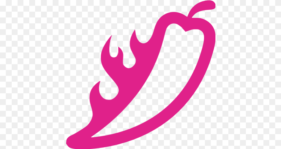 Barbie Pink Chili Pepper 29 Icon Chili Icon Black, Logo, Animal, Fish, Sea Life Free Png Download