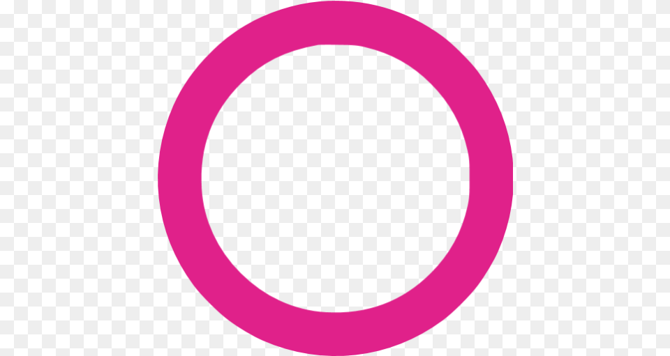 Barbie Pink Circle Outline Icon Barbie Pink Shape Icons Purple Circle Outline Transparent, Oval, Disk Free Png