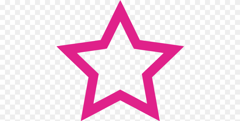 Barbie Pink Star 5 Icon Barbie Pink Star Icons Blue Star Rating Icon, Star Symbol, Symbol, Cross Free Png Download