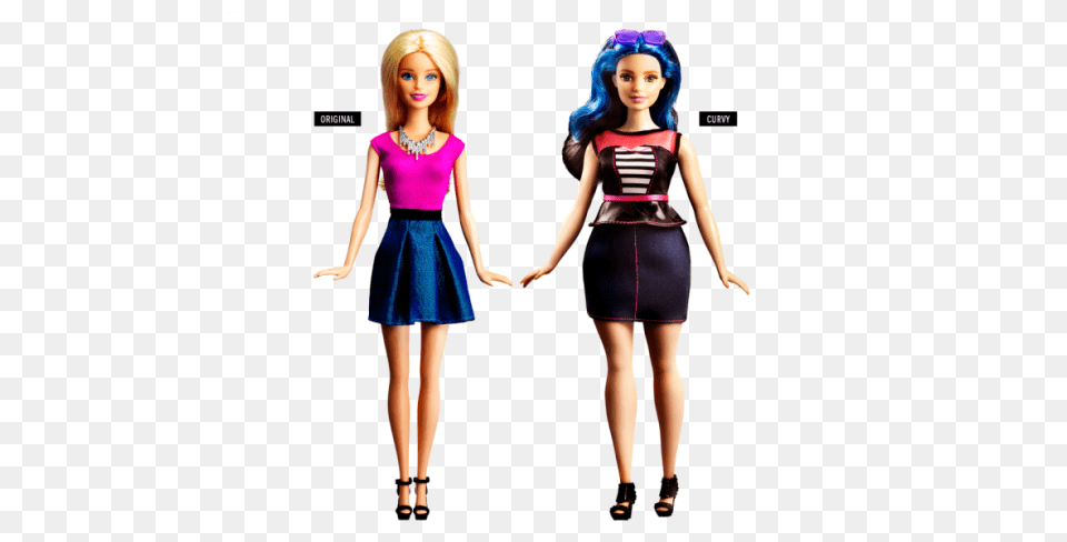 Barbie Reinvented Mattel To Offer Three New Body Styles Of Famous, Toy, Doll, Figurine, Adult Png Image