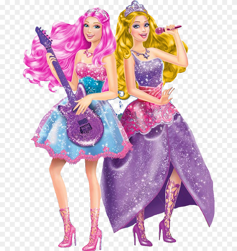 Barbie Rock Star Printable Image, Figurine, Adult, Toy, Person Free Png Download
