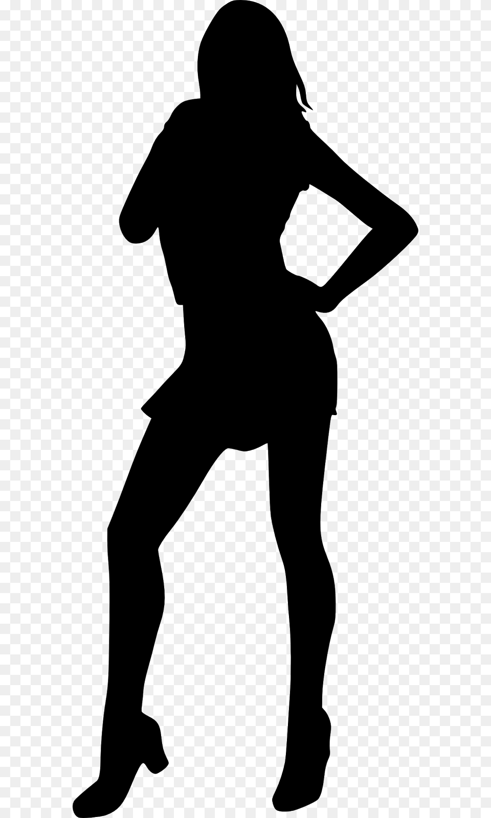 Barbie Silhouette Silhouette, Gray Png