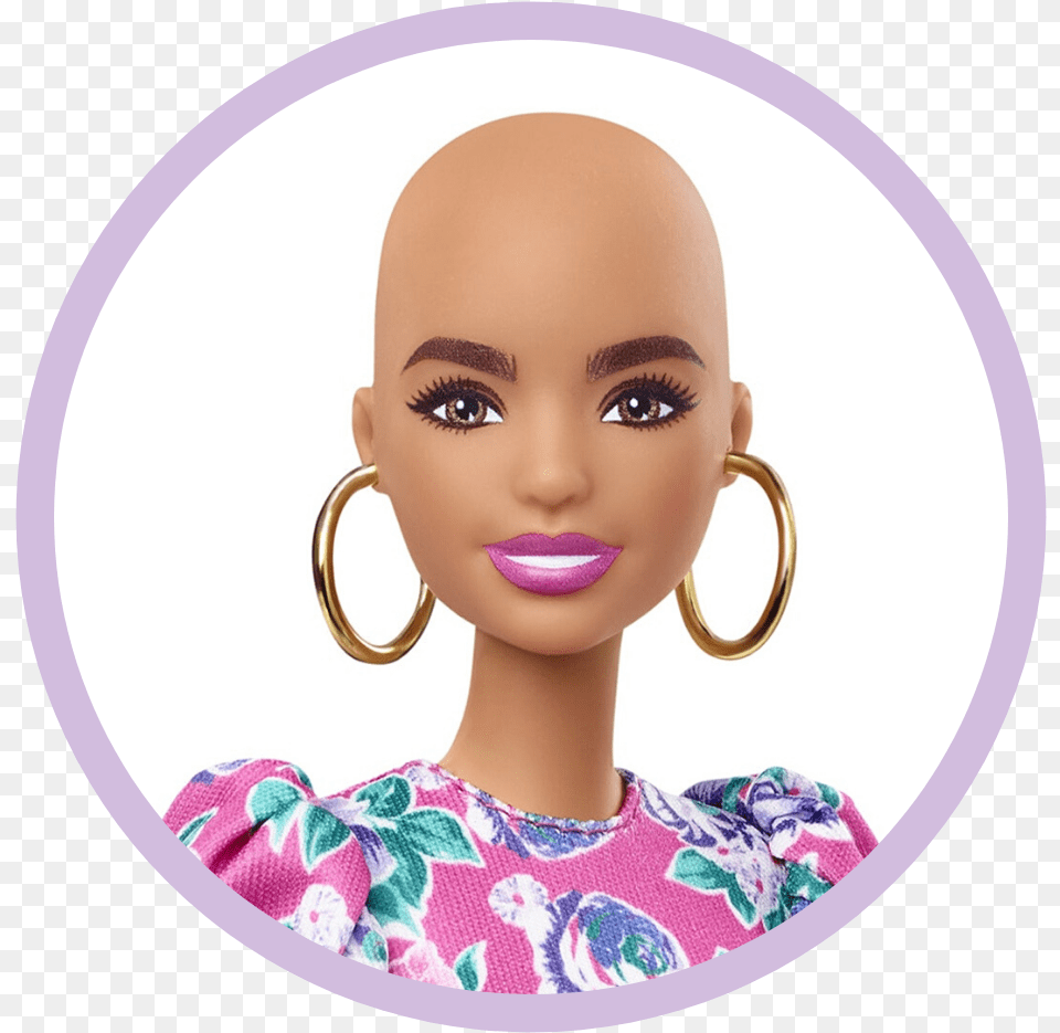 Barbie With Hair Loss, Doll, Figurine, Toy, Face Png Image