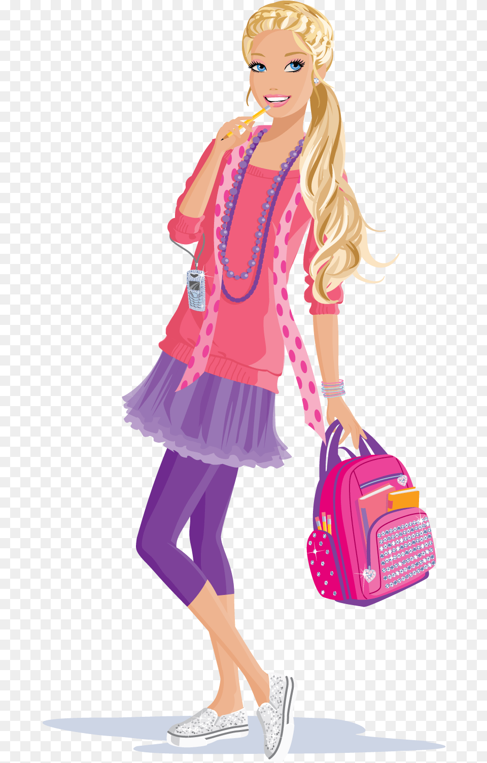 Barbies Barbie Cartoon, Person, Accessories, Handbag, Bag Free Png Download